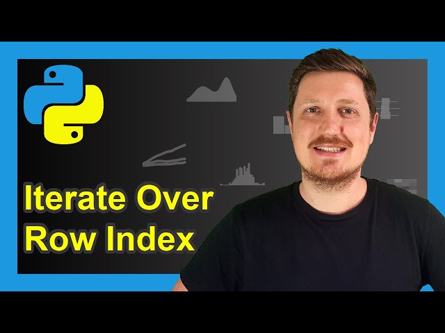 Loop Through Index of pandas DataFrame in Python (Example) | Iterate Over Indices | for-Loop & print