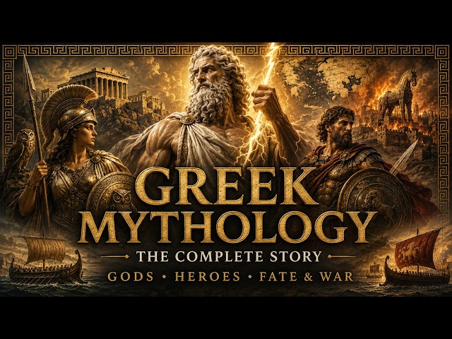 Fall Asleep to the Complete Story of Greek Mythology | Gods, Heroes, Fate & War