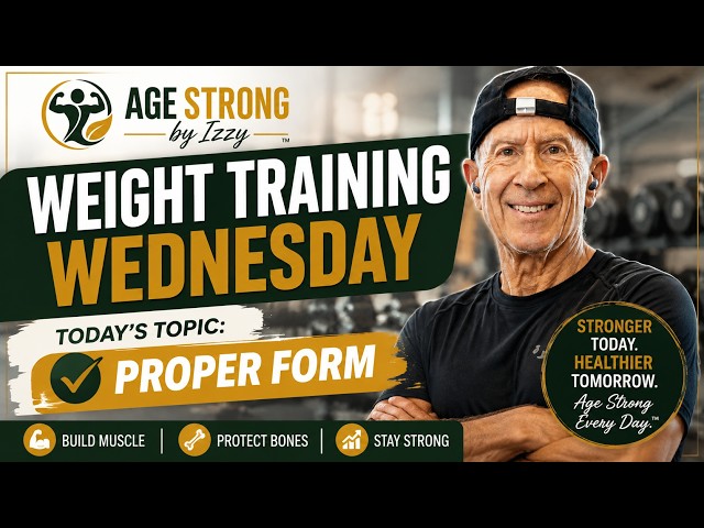 Proper Weight Training Form For 60+  - Are You Lifting Or Just Moving Weught