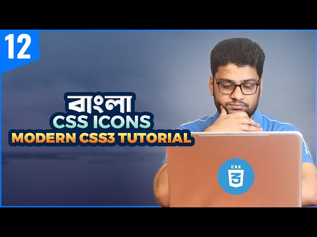 CSS Icons | CSS3 Tutorial For Beginners | Part 12