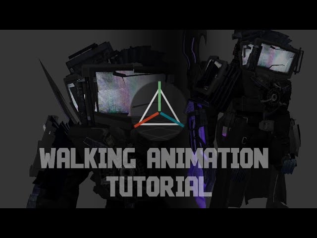 Walking animation tutorial P3D