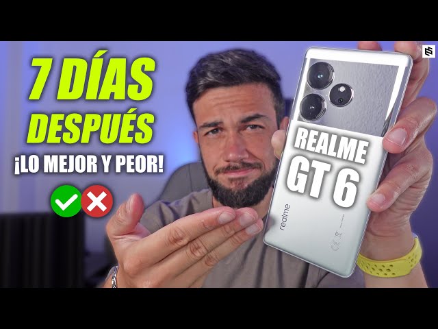 FINALLY!🔥REALME GT 6: 1 WEEK REVIEW, The Good and The Bad