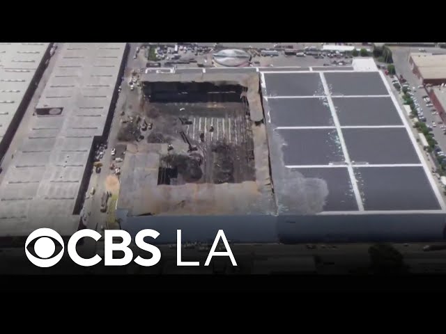 Lineage applies for permit to rebuild burned Boyle Heights warehouse