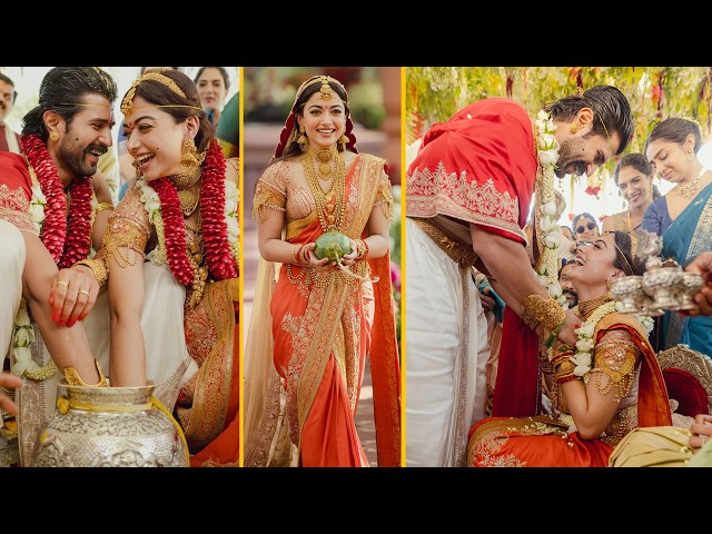 Vijay Deverakonda & Rashmika Wedding Moments | Vijay weds Rashmika Mandanna | Beautiful Moments