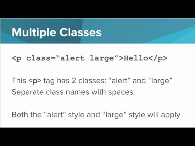 CSS Select by Class