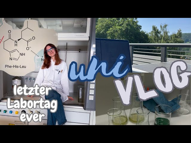 The last days in the lab & learning chemistry 📚 | PHARMACY VLOG