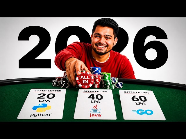 Which programming language to learn in 2026? | C++ vs Python vs Java to get a JOB! (AI Era)
