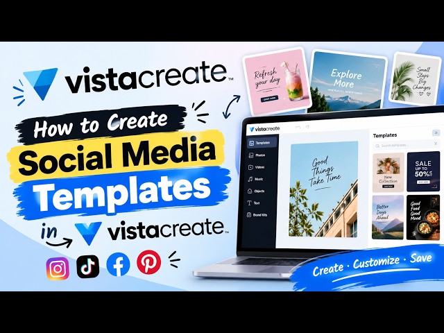 How To Create Social Media Templates In Vistacreat