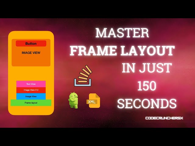 #FrameLayout in #Android Development - Beginners Guide #xml