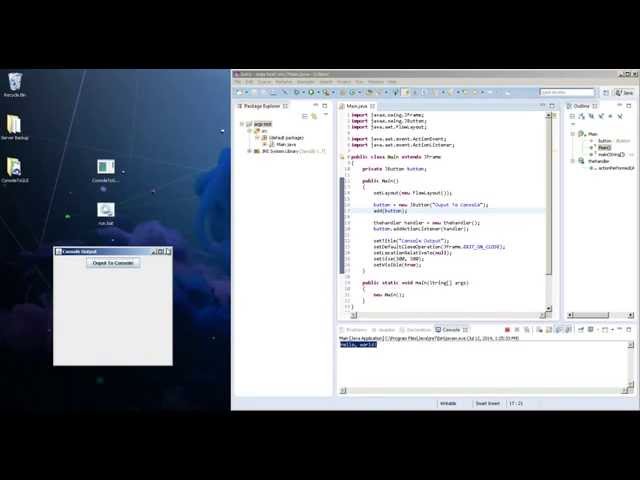 C# vs Java - 2 - Console and GUI