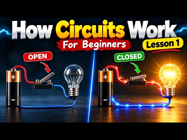 Electronics Basics for Beginners: How Circuits Work | Lesson 1