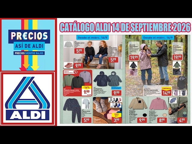▶️ Catálogo ALDI del 14 de septiembre de 2026 | Ofertas ALDI | Canal de ofertas MARK WEB