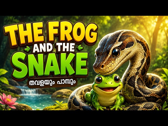 The Frog & The Snake 🐸🐍 | തവളയും പാമ്പും ❤️