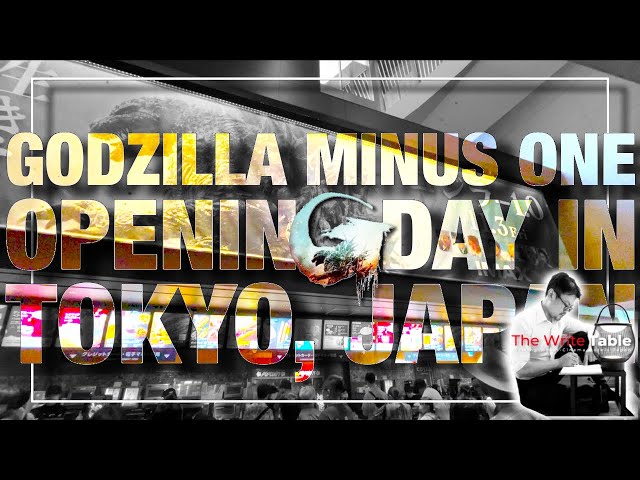 GODZILLA MINUS ONE Opening Day in TOKYO, JAPAN: Cinema VLOG and Reaction
