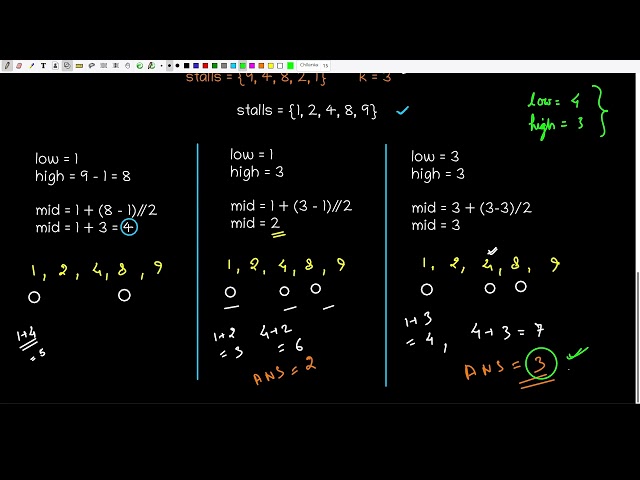 Aggressive Cows | GeeksForGeeks | Problem of the Day | Python | C++