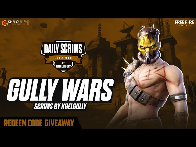 GULLY WARS ALL MAP CUSTOMS | TEAM CODE GIVEAWAY | Freefire Live | Diamond Giveaway | Khelgully App