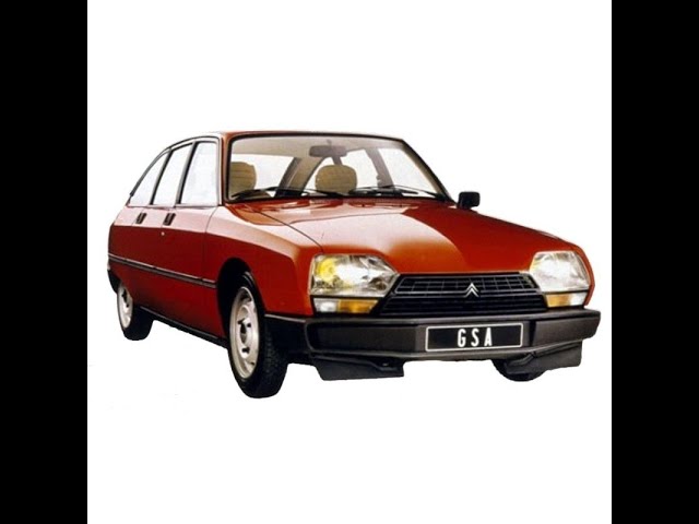 Citroën GSA - Service Manual / Repair Manual - Wiring Diagrams - Spare Parts Catalog