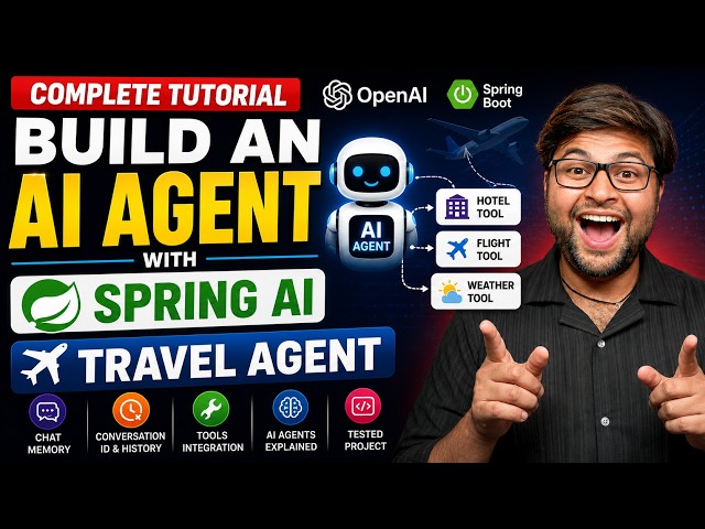 Build AI Agents with Spring AI and OpenAI 🔥 Travel Agent Project | Java Spring Boot (Hindi)
