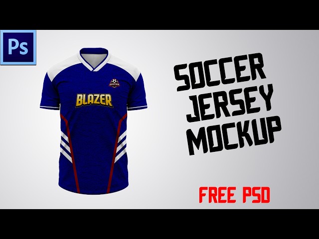 SOCCER JERSEY DESIGN | PHOTOSHOP TUTORIAL | FREE PSD