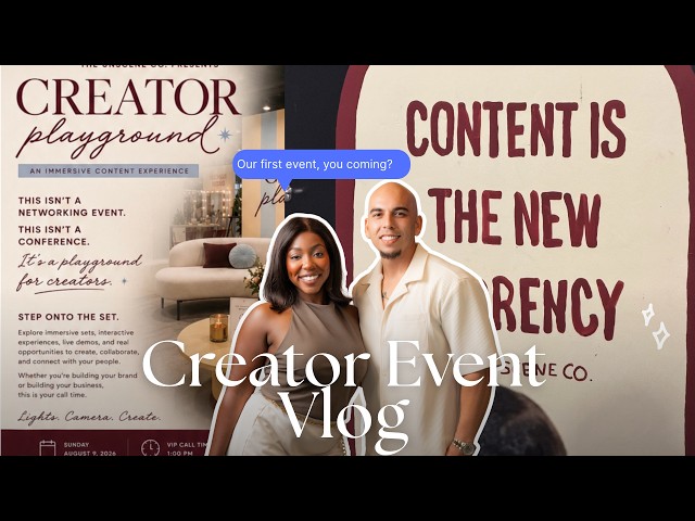 Inside a Content Creator Event | Networking, Brand Deals & Creator Tips