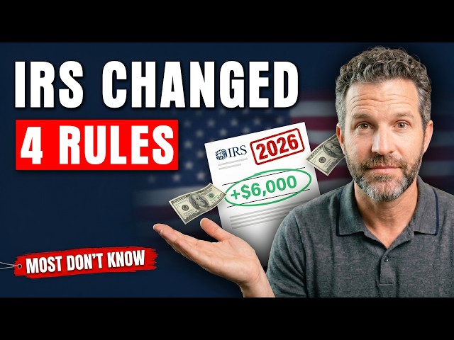 The IRS Quietly Changed 4 Rules for Retirees in 2026 (Most Don't Know)