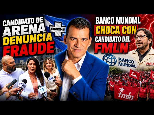 CANDIDATA DEL FMLN CHOCA CON PROPUESTA DEL BANCO MUNDIAL/CANDIDATA ARENA DENUNCIA FRAUDE EN INTERNAS