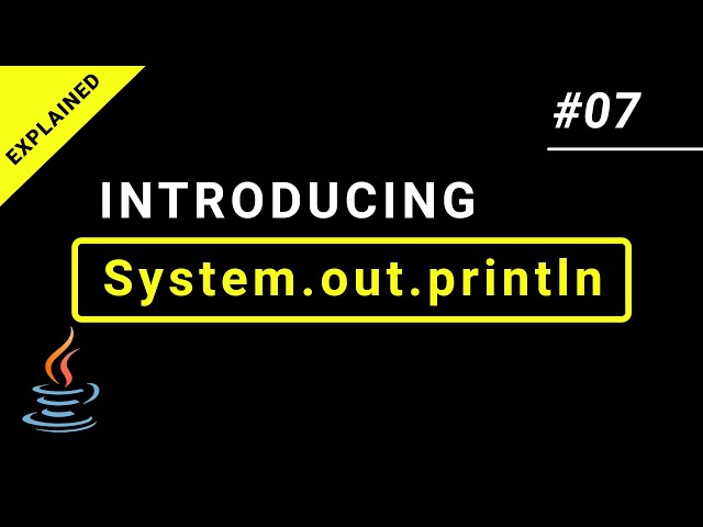Understand Java System Class: System.out.println() | Java println() method explained - (Urdu/Hindi)