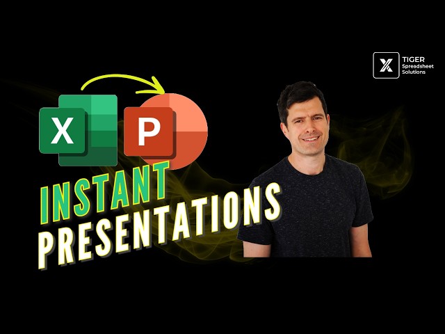 How To Automate Powerpoint Creation With Excel VBA (INSTANT PRESENTATIONS!)