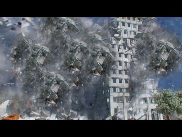 12 Skyscrapers Down, 9,000 Missing in Japan Powerful Quake