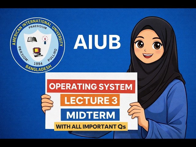 Operating System Lecture 3 Mid | AIUB