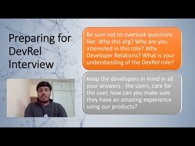 Preparing for DevRel Interview (Developer Relations)