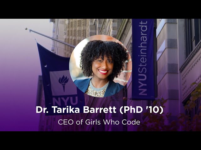 Meet Girls Who Code CEO Dr. Tarika Barrett | NYU Steinhardt (PhD '10)