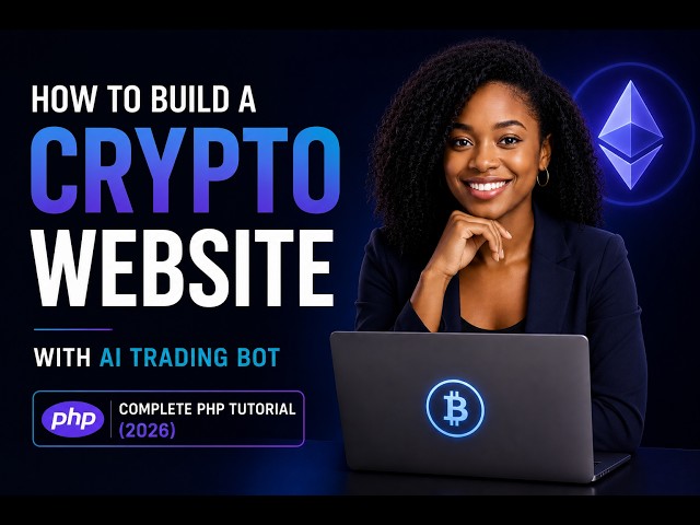 How to Build a Crypto Website with AI Trading Bot | Complete PHP Tutorial (2026)