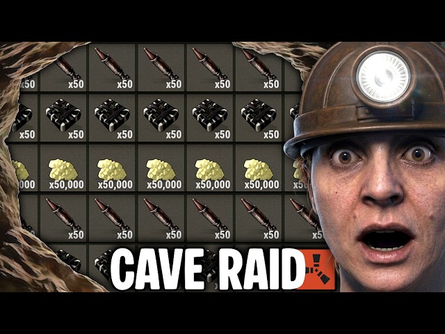 Raiding the RICHEST CAVE BASE EVER SEEN in Rust! (LOADED)