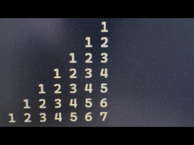 Java Programme To Print This Pattern
