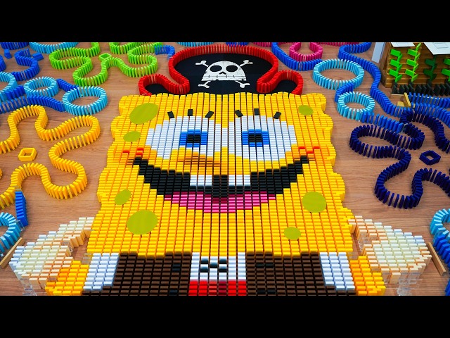 The SpongeBob Movie in Dominoes!