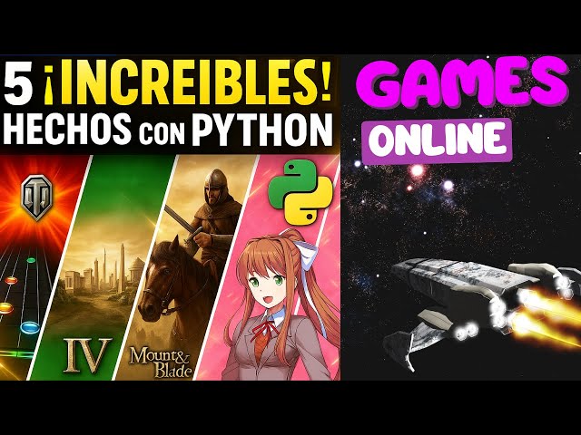 5 Incredible Games Made with Python | It Will Blow Your Mind