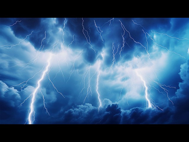 12 Hours EPIC THUNDER & RAIN ⚡ Powerful Rainstorm Sounds for Relaxation, Study or Sleep #rainsounds