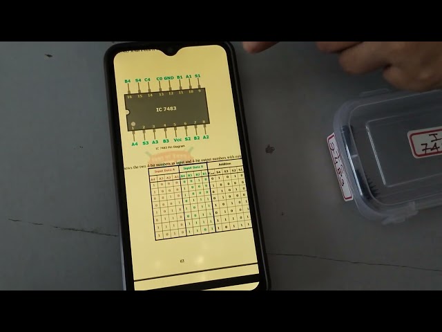 Practical 8  4 bit parallel adder