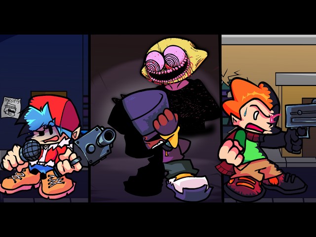 FCR unity timeline: pico and bf vs corrupt darnell FULL WEEK! (pico day special!)