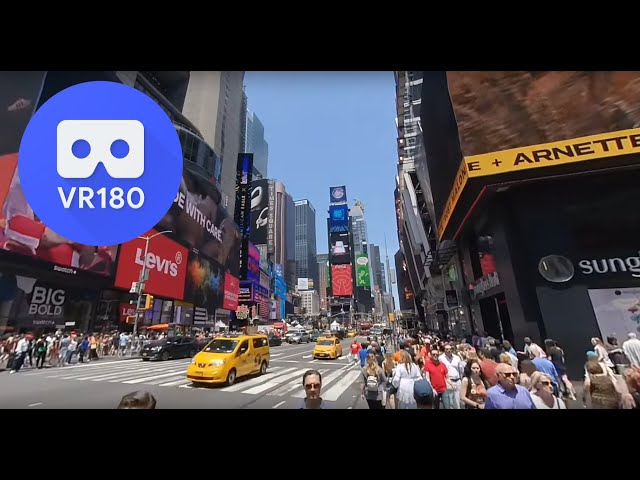 Times Square Manhatten New York walk VR180