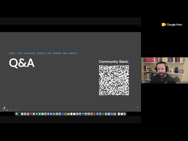 ADBC 101: Fast Database Access for Humans and Agents - PDM Lunch and Learn