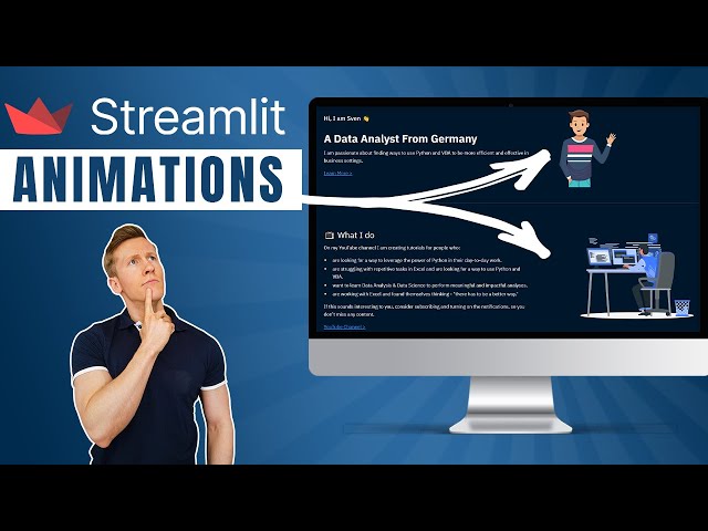 Integrate Lottie Animations Inside Your Streamlit App!