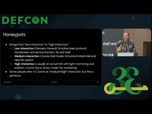 DEF CON 33 - SSH Honeypots and Walkthrough Workshops: A History - Ryan Mitchell