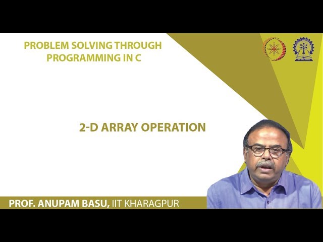 2-D Array Operation