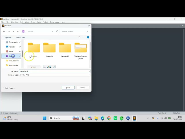 Javascript Tutorial Lesson1
