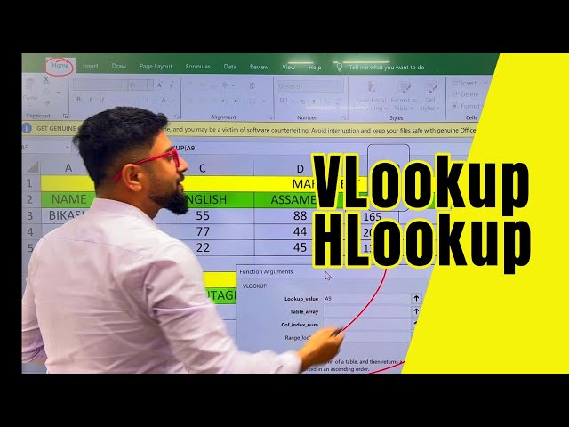 Vlookup Hlookup in Excel , Assam Govt Previous Year Skilltest Paper.