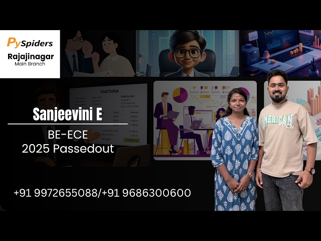 Sanjeevini E | BE-ECE 2025 Success Story | PySpiders Rajajinagar | Student Testimonial