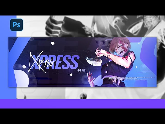 PS Tutorial: Simplistic Anime Banner in Photoshop