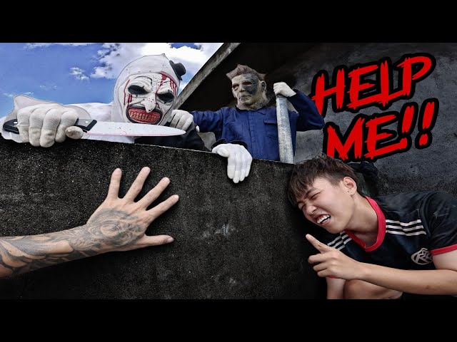 ESCAPES FROM KILLERR REAL LIFE HORROR PARKOUR POV
